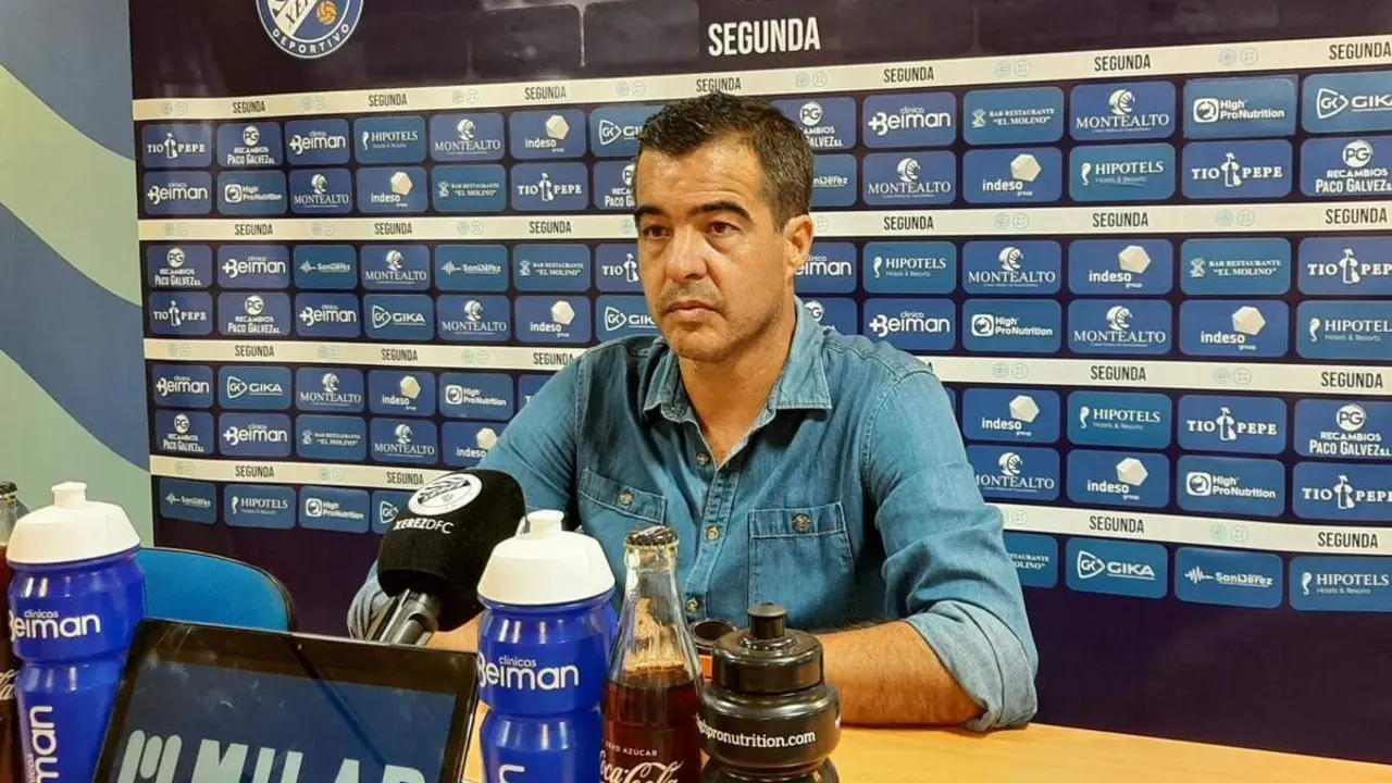 Jos&eacute; P&eacute;rez Herrera -ex del Atl&eacute;tico Sanluque&ntilde;o- tras el partido ante el Betis Deportivo - Viva Jerez