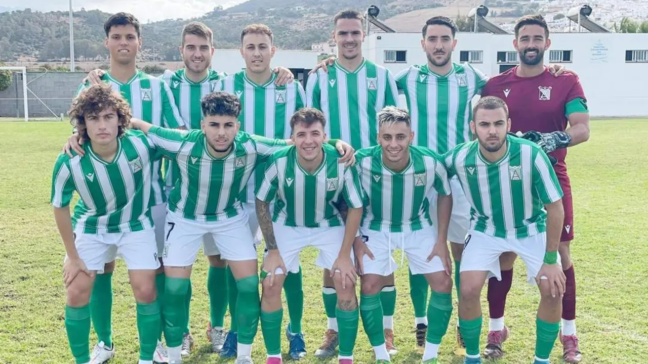 Once inicial que present&oacute; el Atl&eacute;tico Sanluque&ntilde;o en Facinas - ASCF