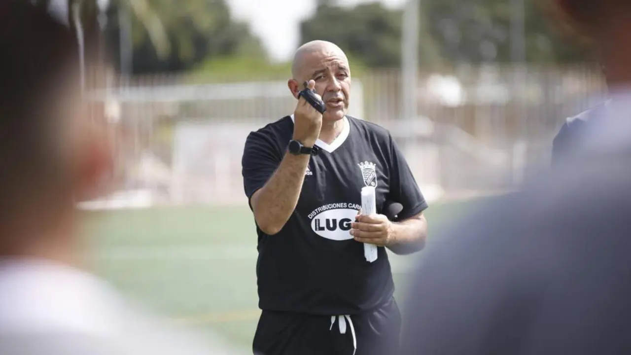 Paco Pe&ntilde;a, durante un entrenamiento de esta temporada en La Granja. - Cristo Garc&iacute;a