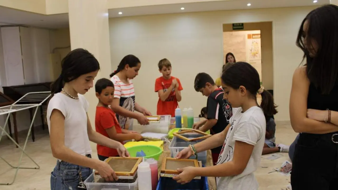 Im&aacute;genes de los alumnos del Carlos III durante el taller - EP