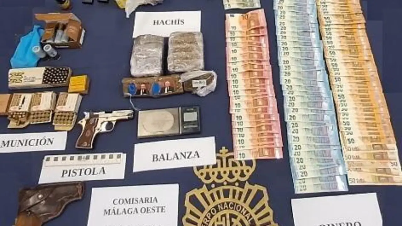 Droga y dinero intervenidos. - CNP