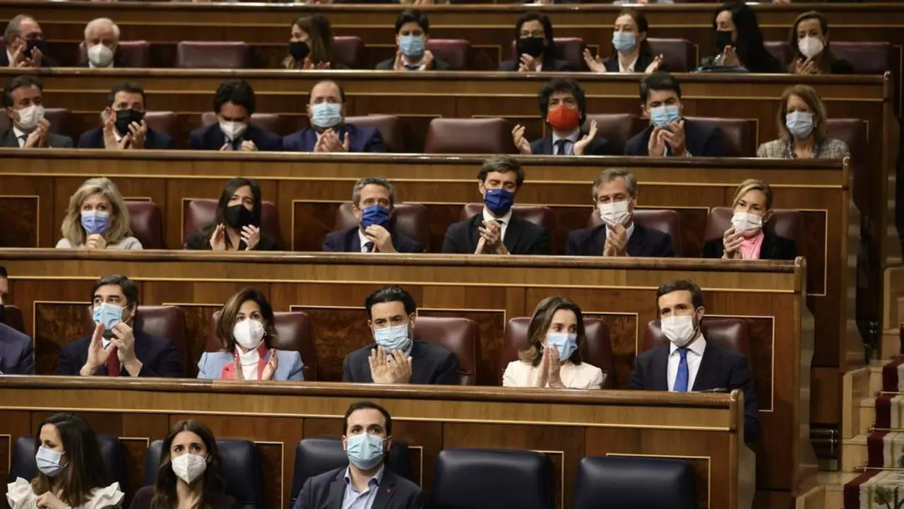 Sesi&oacute;n plenaria, en el Congreso de los Diputados. - Europa Press