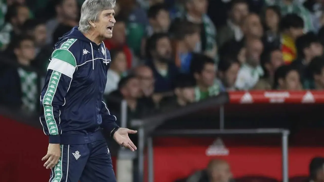 Pellegrini durante la final de Copa. - EFE