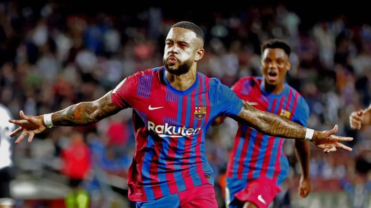Gol de Depay. - EFE
