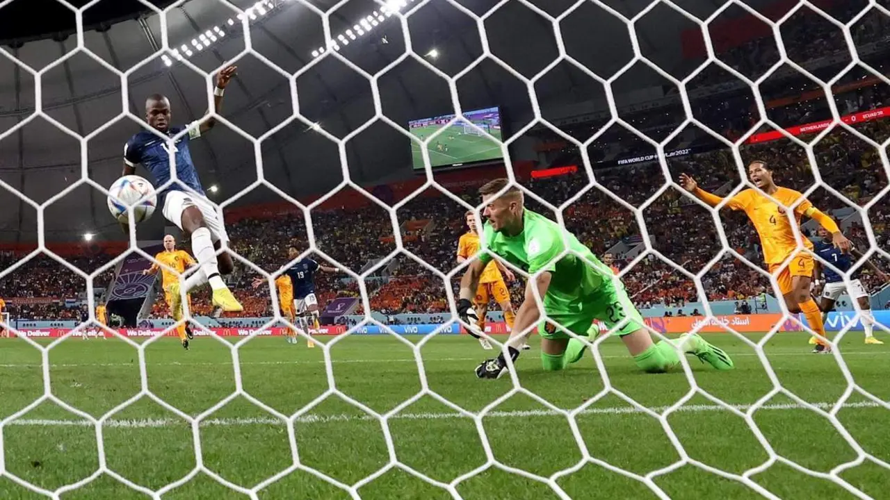 Gol de Enner Valencia. - EFE