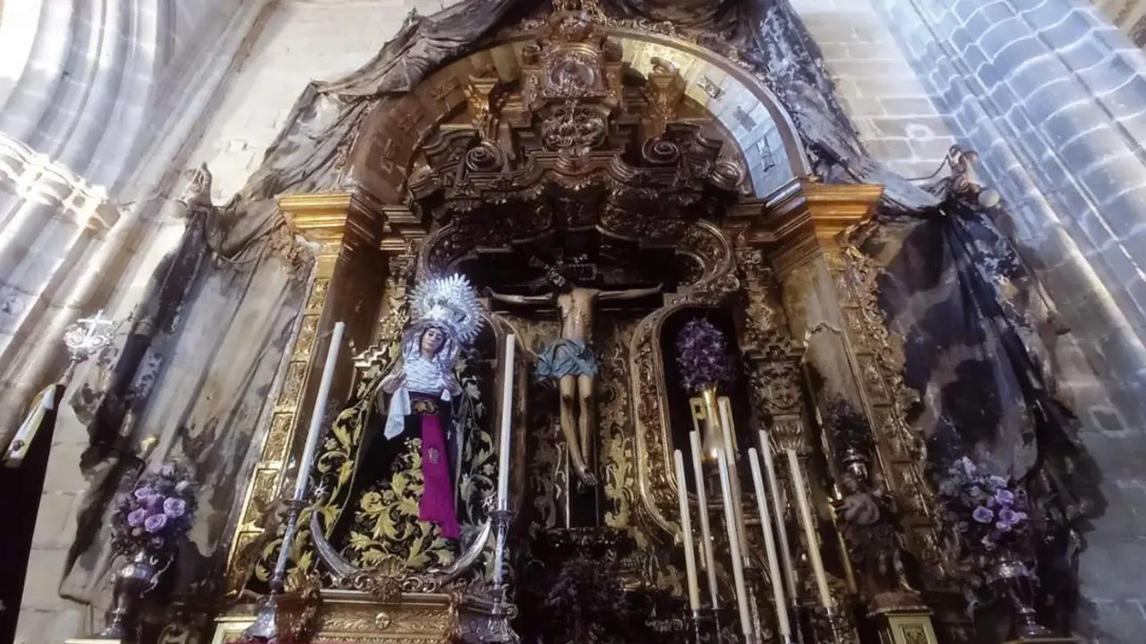 Retablo del Cristo de la Viga, en la Catedral de Jerez.  - F.C.Aleu
