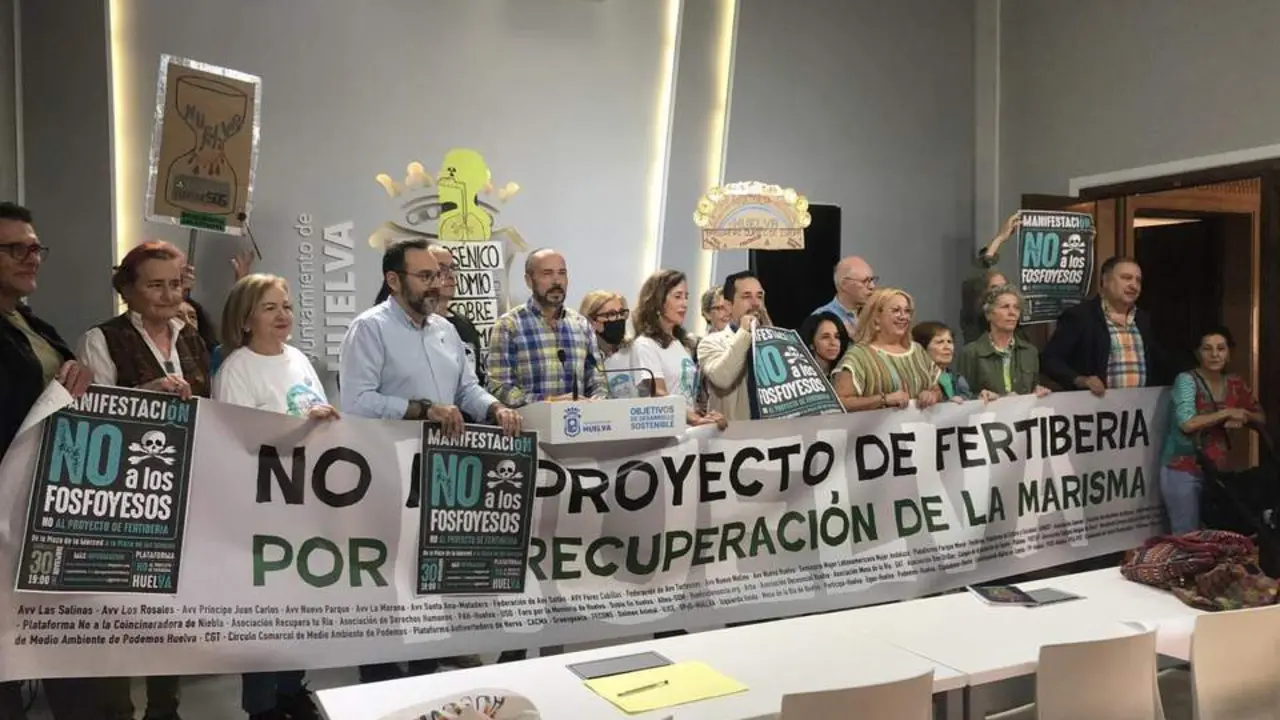 Anuncio de la manifestaci&oacute;n. - VGPALACIOS