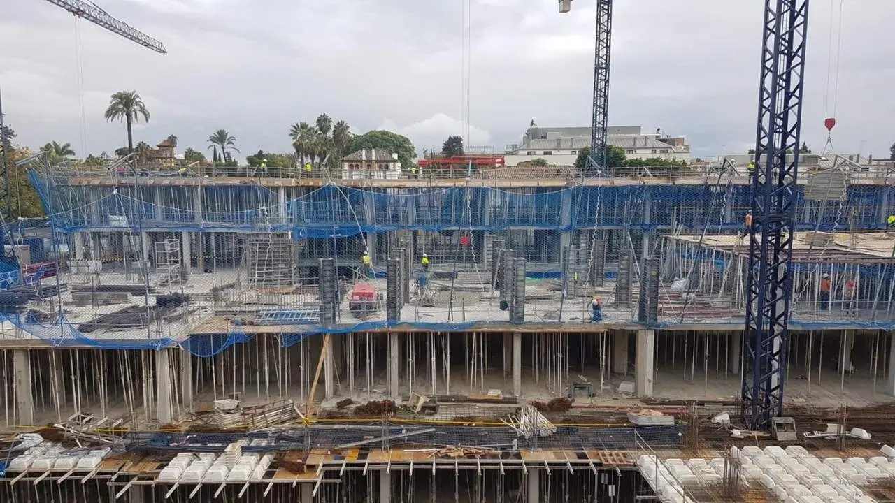 Las obras de la residencia de La Palmera. - Cedida