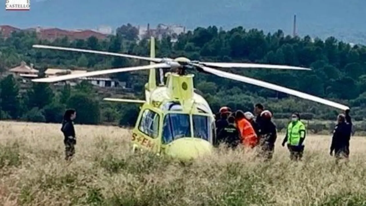 Helic&oacute;ptero medicalizado. - CONSORCIO PROVINCIAL DE BOMBEROS DE CASTELL&Oacute;N