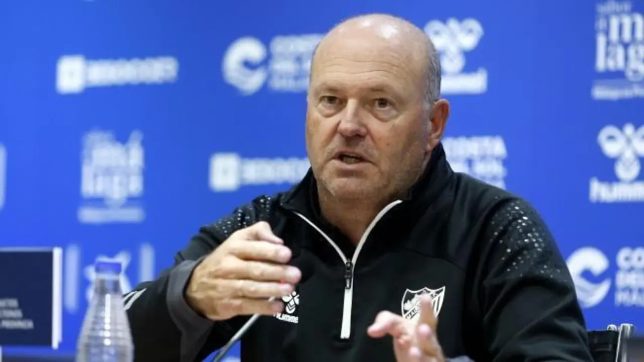 Pepe Mel, en rueda de prensa. - MCF