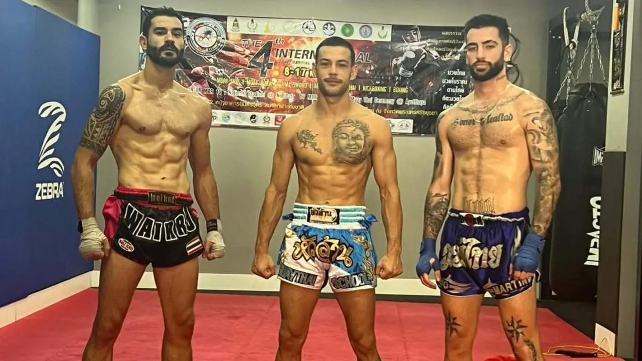 Los tres representantes isle&ntilde;os. - A.I.
