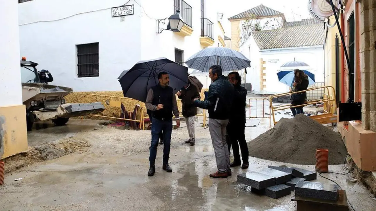 Jos&eacute; Antonio D&iacute;az, en la zona objeto de las obras de Juana de Dios Lacoste.  - Andaluc&iacute;a Informaci&oacute;n