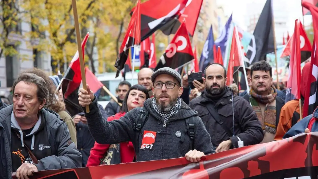 Manifestaci&oacute;n convocada por seis Federaciones de Industrias de CGT. - Europa Press