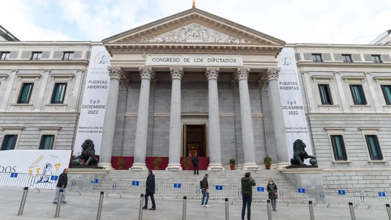 Fachada del Congreso de los Diputados. - Europa Press