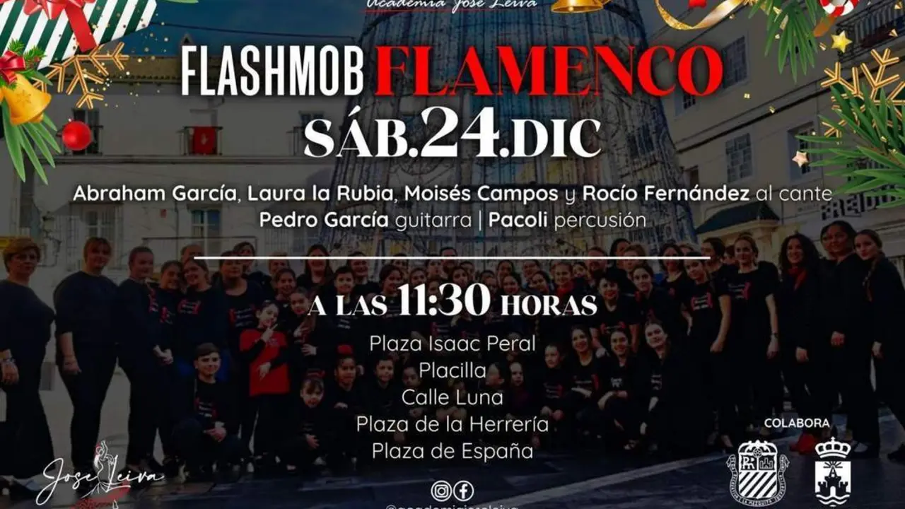  Flashmob flamenco. - Viva.