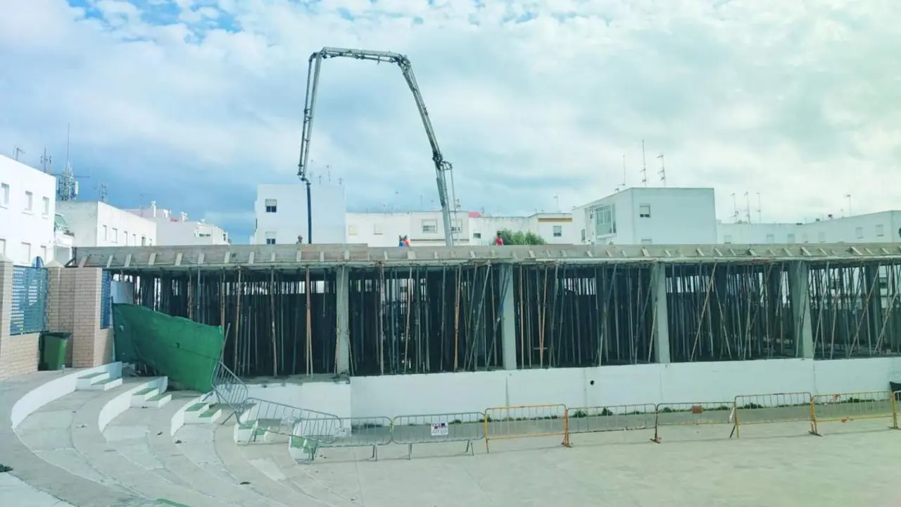 Imagen de las obras en el Parque Infanta Elena. - 
