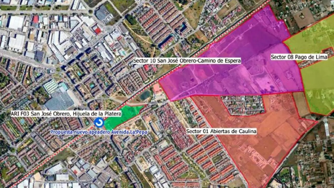 Una imagen del lugar elegido para construir el apeadero del tren.  - Andaluc&iacute;a Informaci&oacute;n