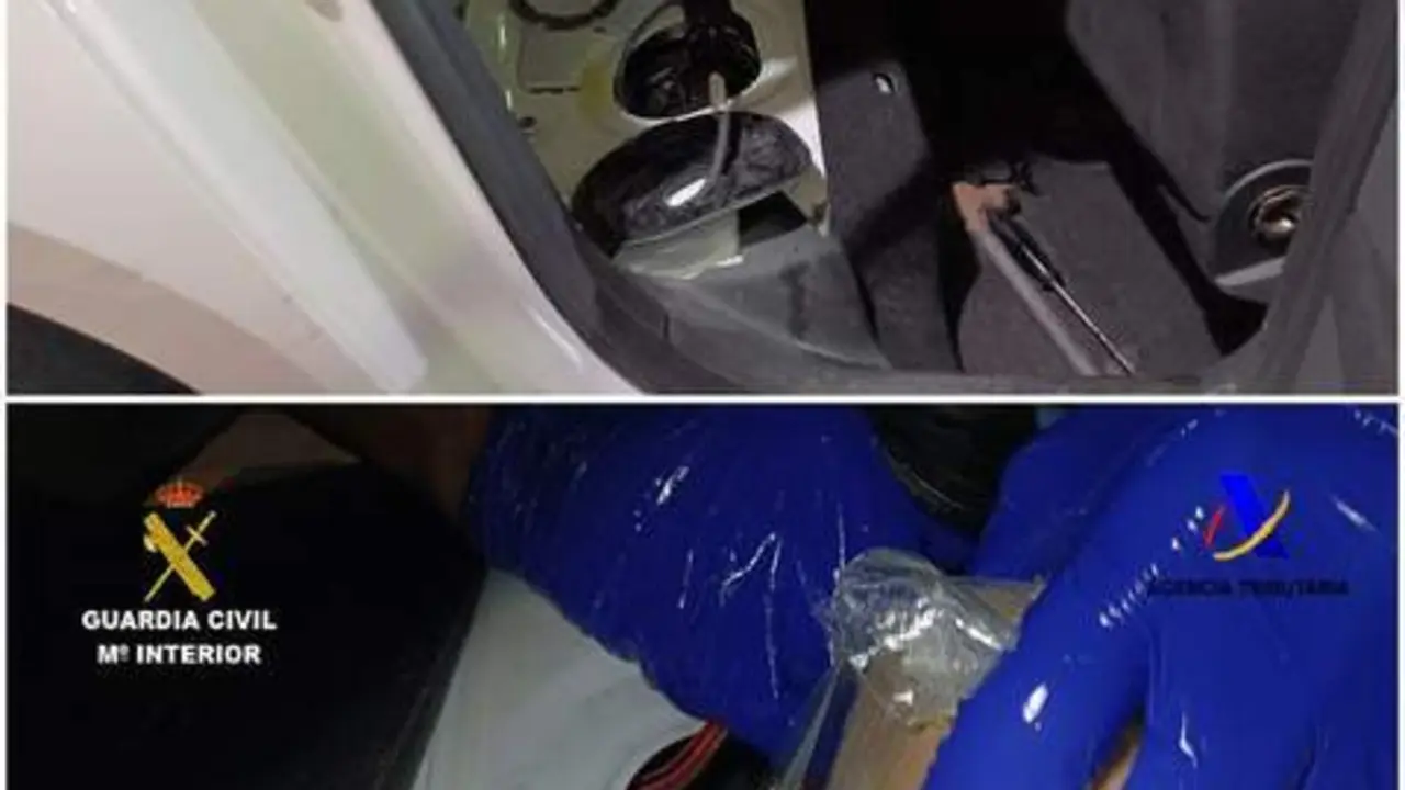 Escondida en un doble fondo. - Guardia Civil