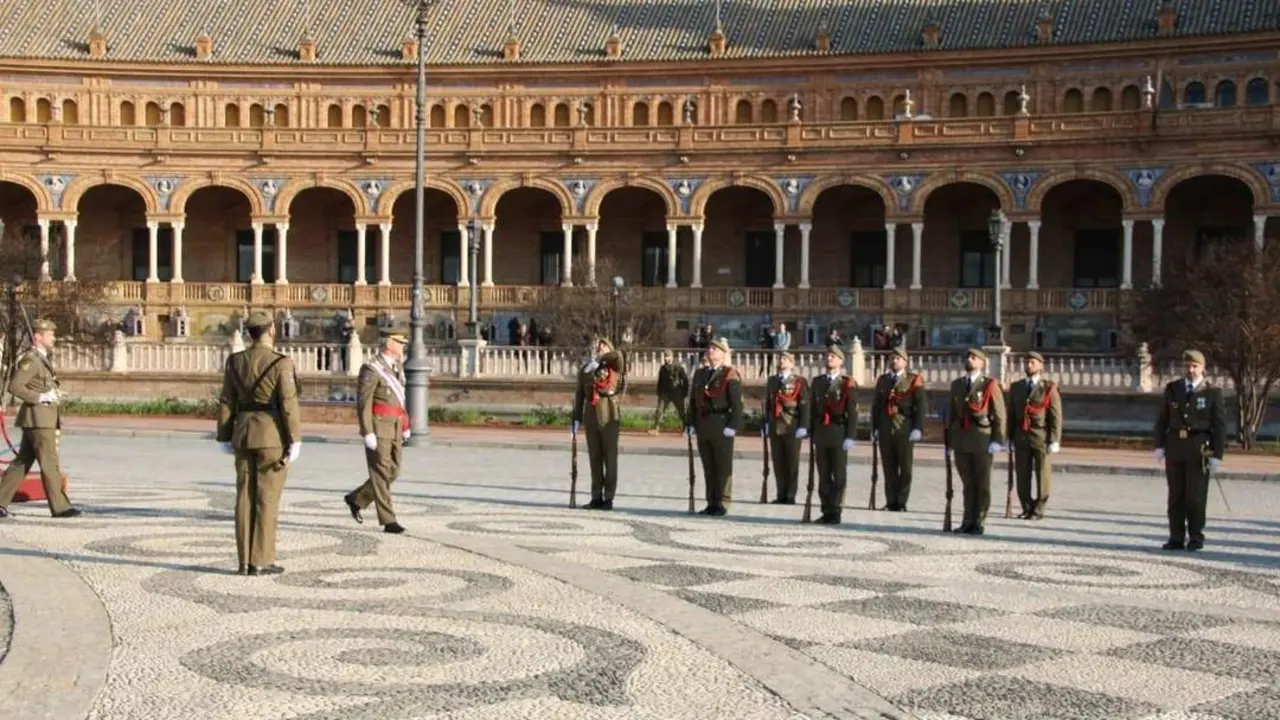 Acto de la Pascua Militar en Sevilla. - Fuerza terrestre
