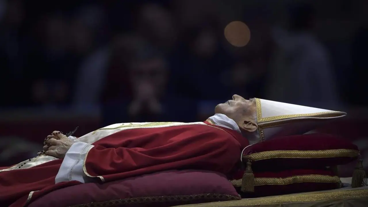 El Papa Em&eacute;rito Benedicto XVI. - Europa Press