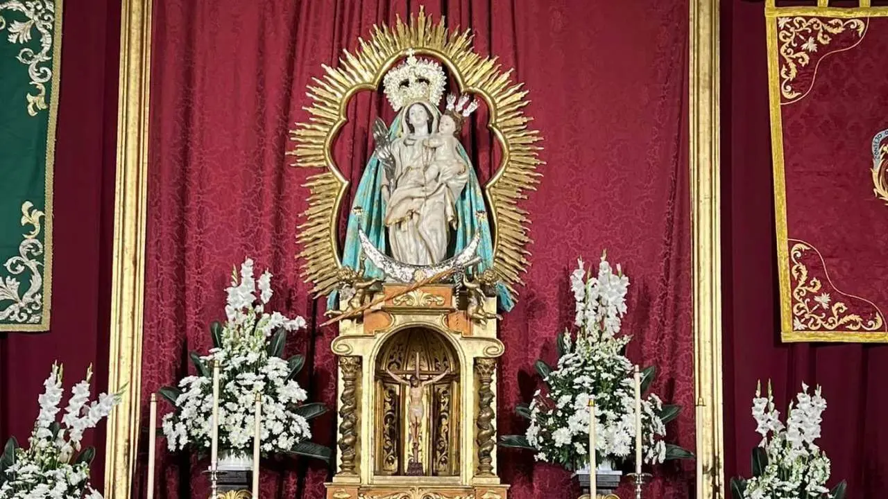 Imagen de Nuestra Se&ntilde;ora de la Palma, patrona de Algeciras. - A. I.