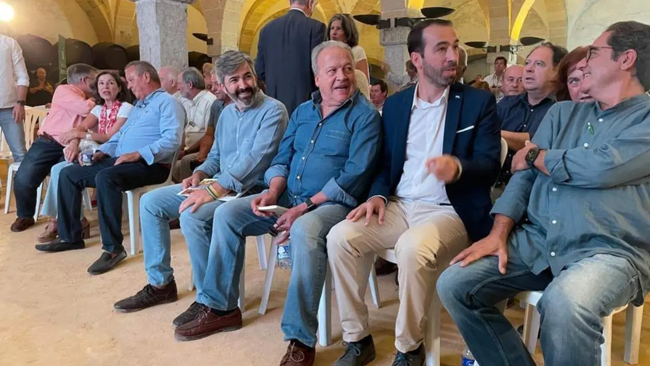 Pacheco junto a Modesto Gonz&aacute;lez y Santiago Casal -  jimenez
