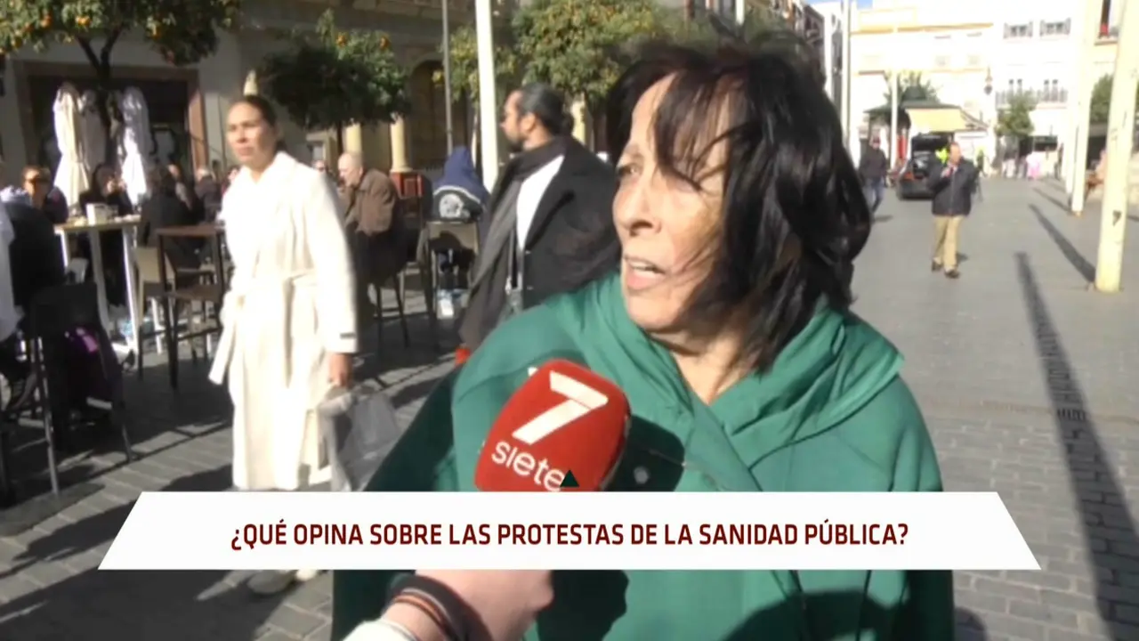 Esto es lo que opinan los andaluces sobre las manifestaciones de profesionales sanitarios