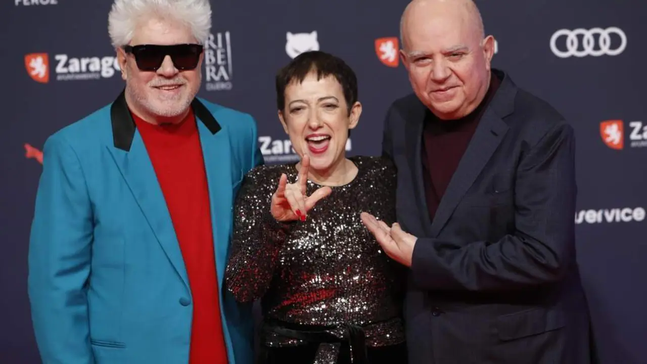 El director manchego Pedro Aldod&oacute;var, homenajeado en la gala - EFE/Javier Belver