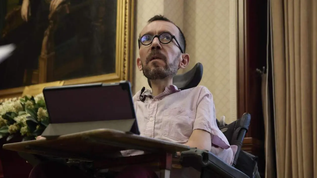 El portavoz de Unidas Podemos en el Congreso de los Diputados, Pablo Echenique. - EP