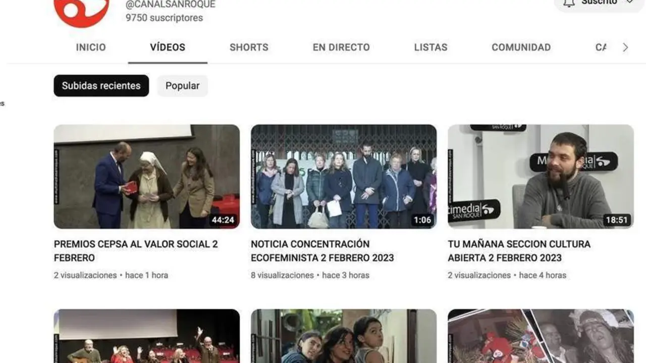 Canal de Televisi&oacute;n San Roque en Youtube. - Multimedia