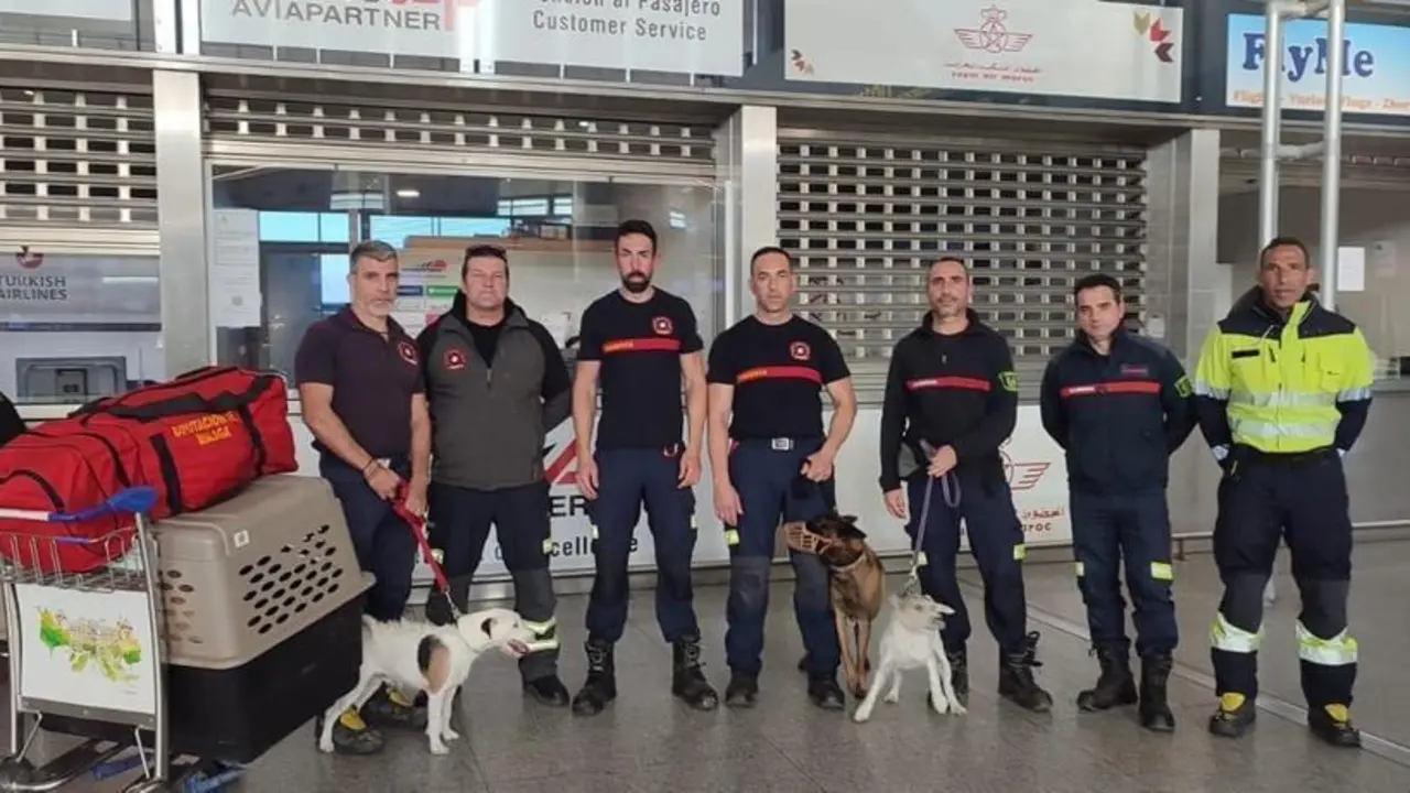 El primer grupo que sali&oacute; hacia Turqu&iacute;a.  - 