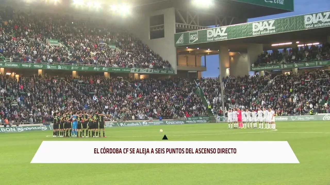 El C&oacute;rdoba CF se aleja a seis puntos del ascenso directo