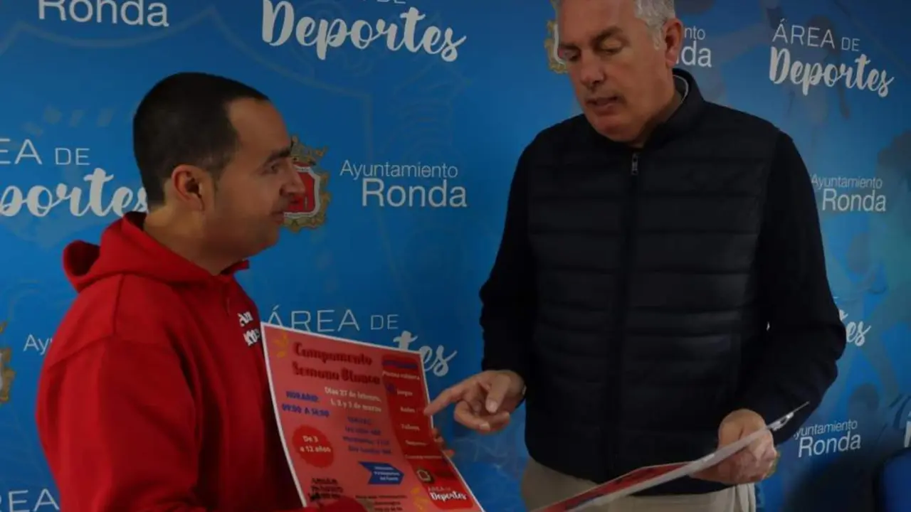 El delegado de Deportes y el responsable de And&eacute;n M&aacute;gico. - 