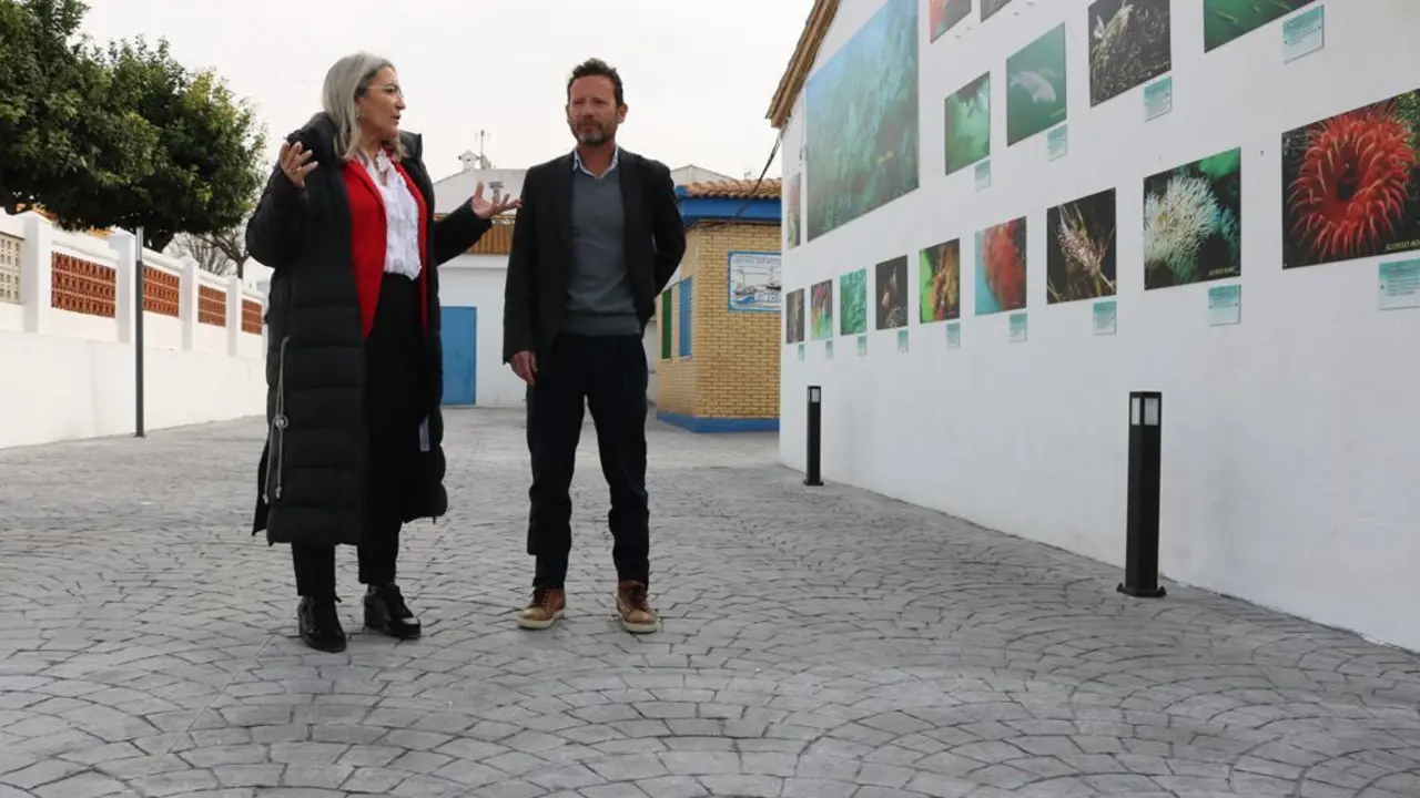 Pepa Bayo y David F. calder&oacute;n, visitan la conclusi&oacute;n de los trabajos  - VCO