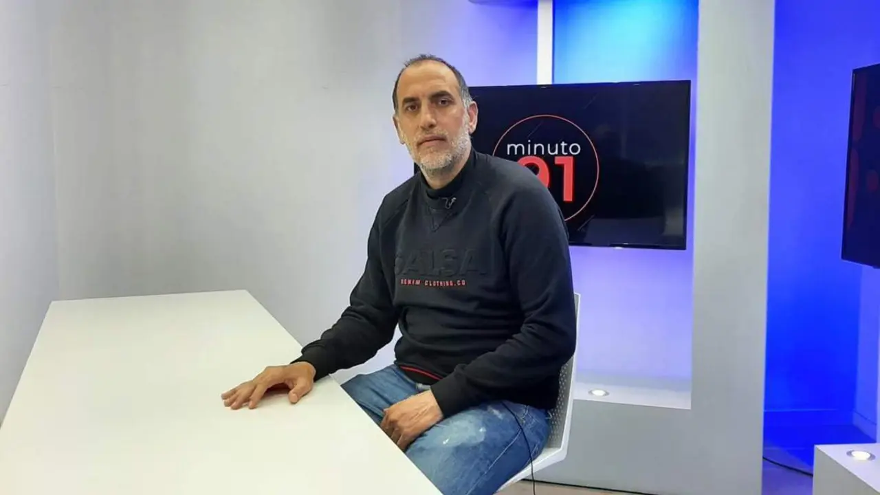Romerito, este lunes en el programa Minuto 91 de 7TV Jerez. - Viva Jerez