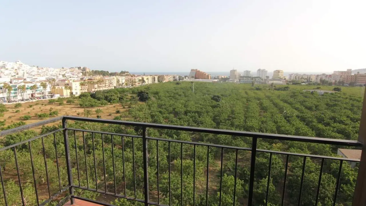 Vista de La Sandovala desde la avenida Costa del Sol de Almu&ntilde;&eacute;car. - 
