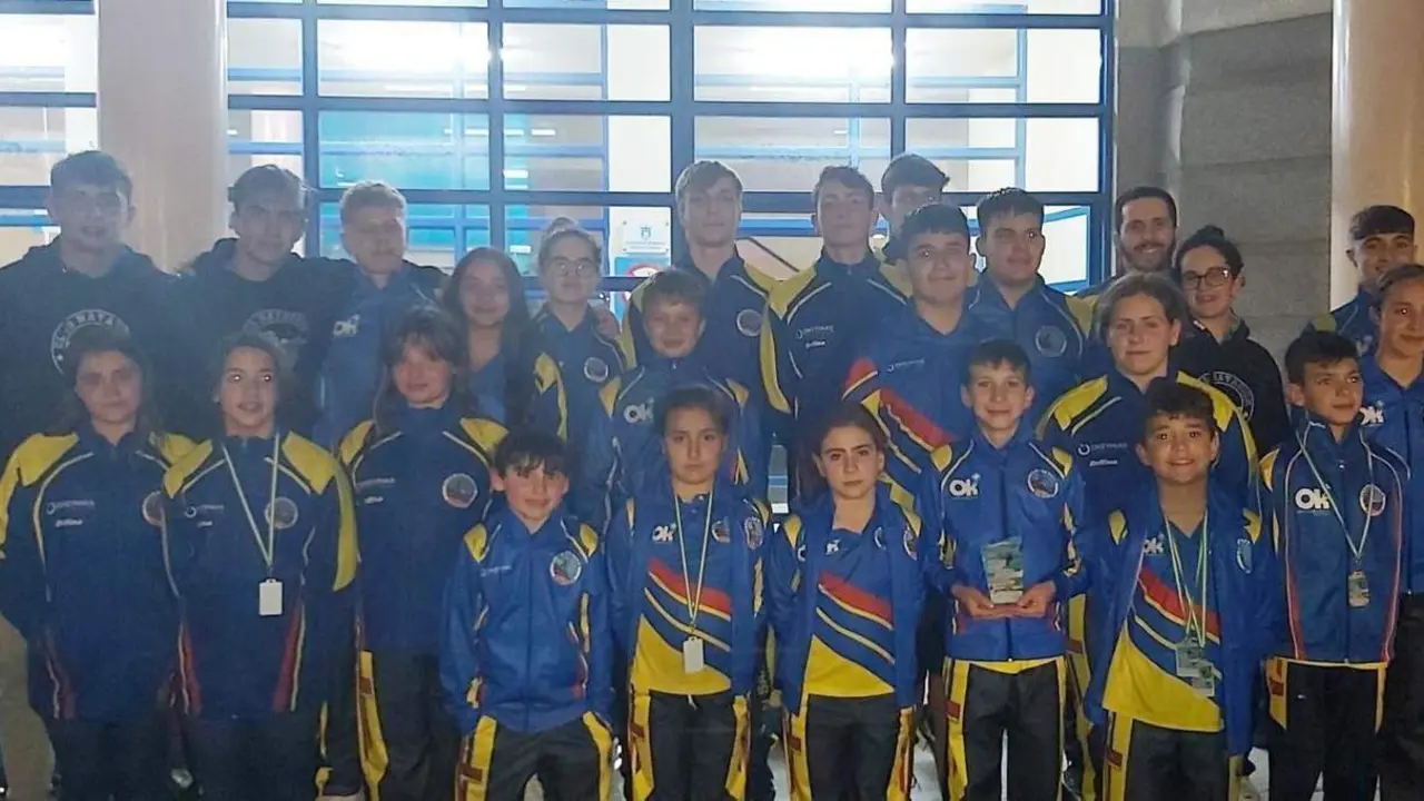 Los nadadores del CDN Sanl&uacute;car en Algeciras - CDNS