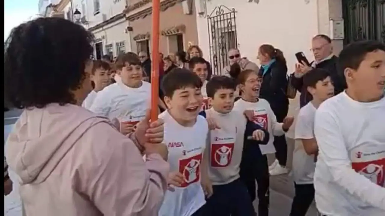 Alumnos del CEIP Maestra &Aacute;rea L&oacute;pez. - V.B.