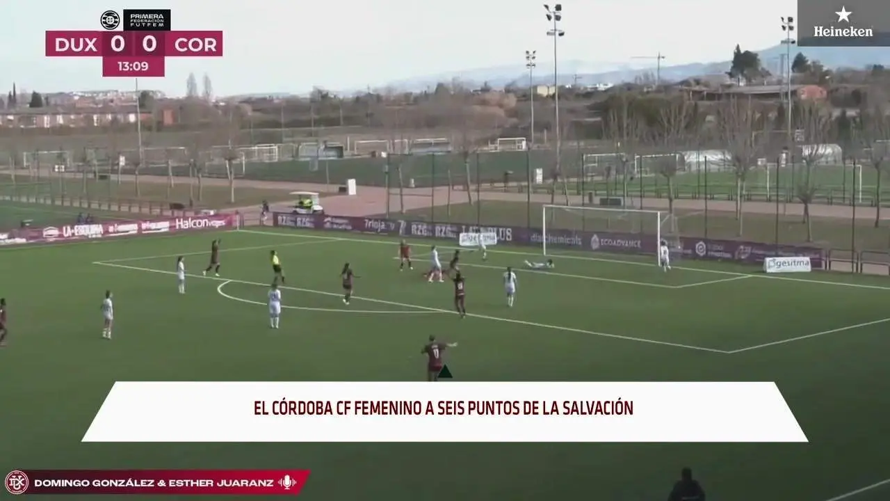El C&oacute;rdoba CF Femenino vuelve noqueado de Logro&ntilde;o