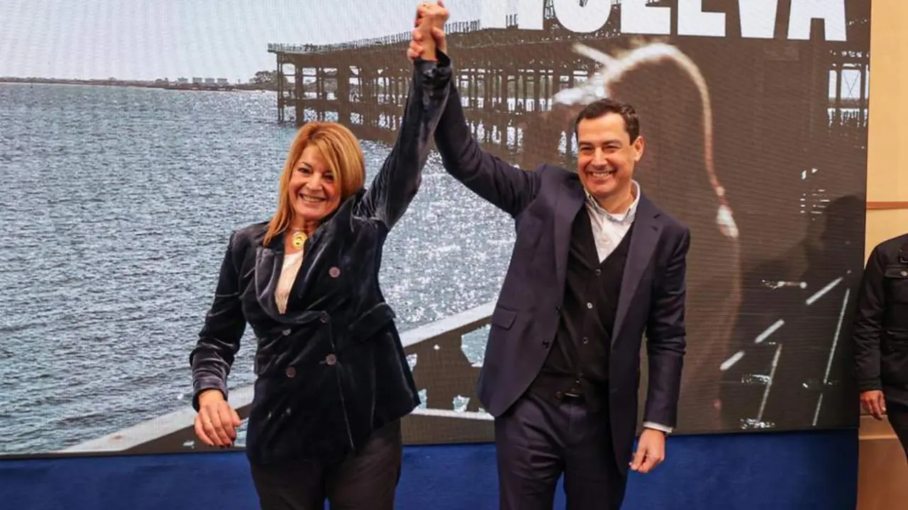 Juanma Moreno en la presentaci&oacute;n de la candidatura de Pilar Miranda. - VH