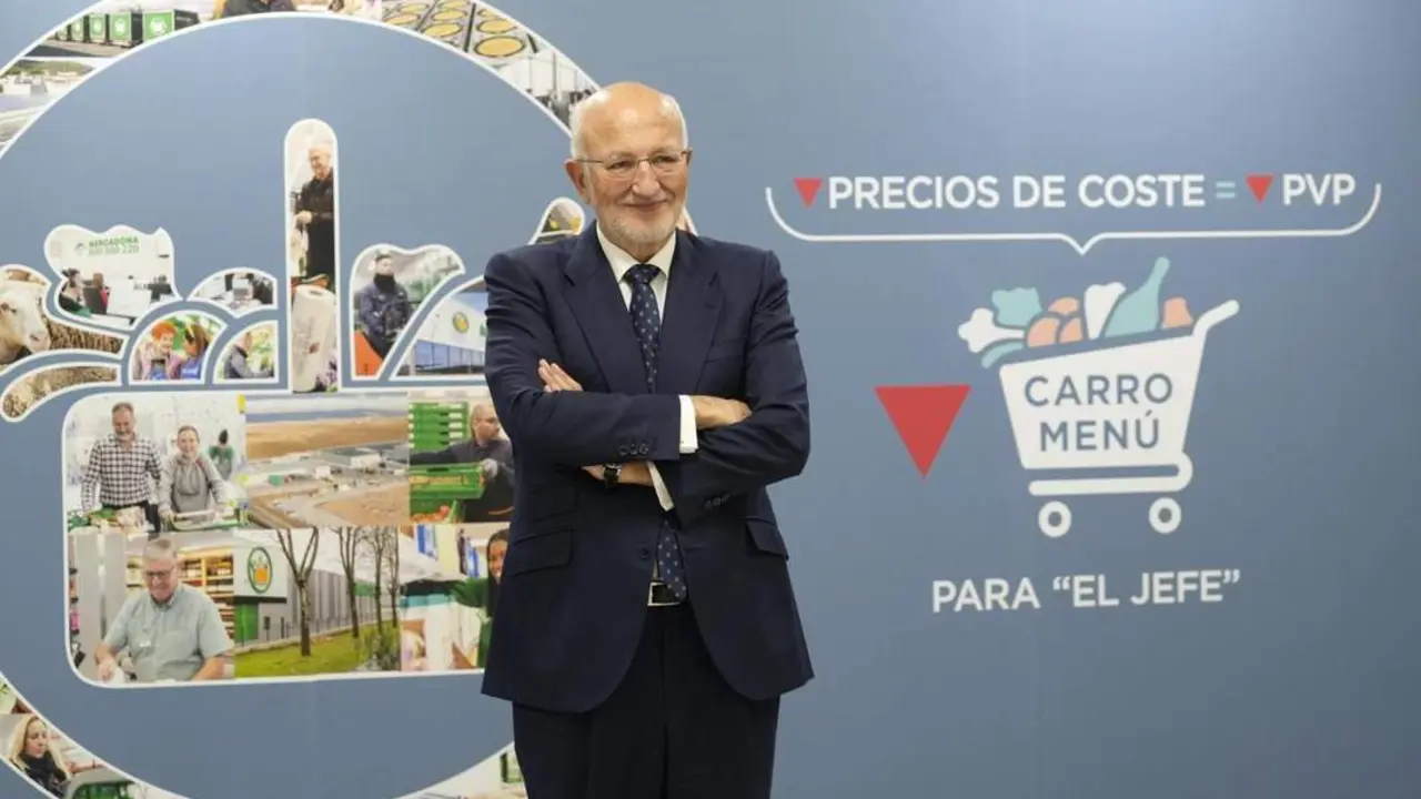 El presidente de la cadena de supermercados Mercadona, Juan Roig. - Cedida