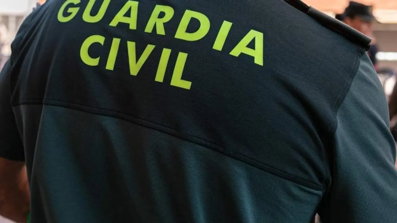 Un agente de espaldas. - Guardia Civil