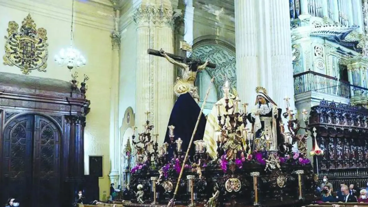 El trono de la cofrad&iacute;a Salesiana (archivo). - Cofrad&iacute;a Salesiana