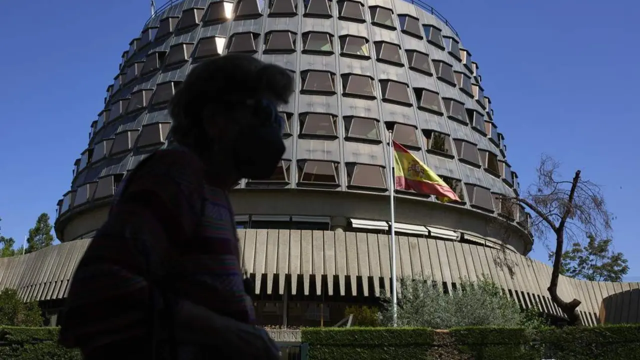 Inmediaciones del Tribunal Constitucional. - Europa Press