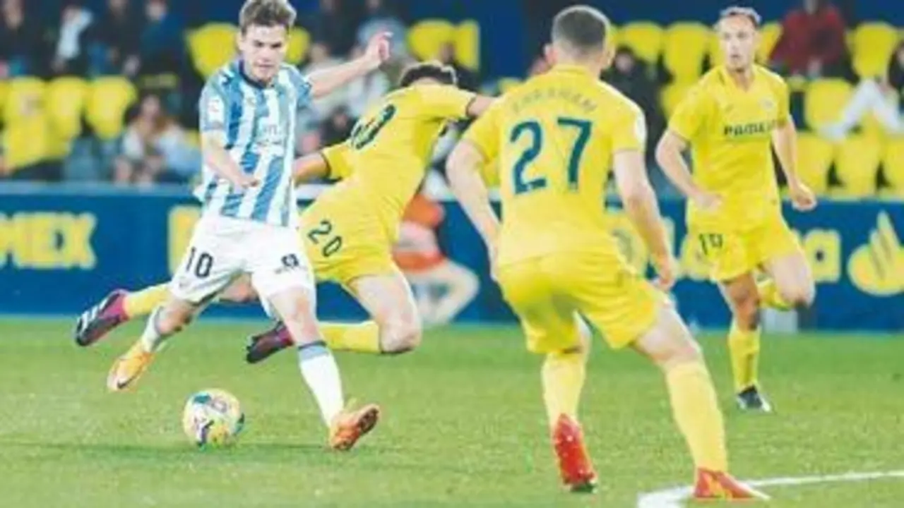 Febas en el encuentro en La Cer&aacute;mica. - M&aacute;laga CF