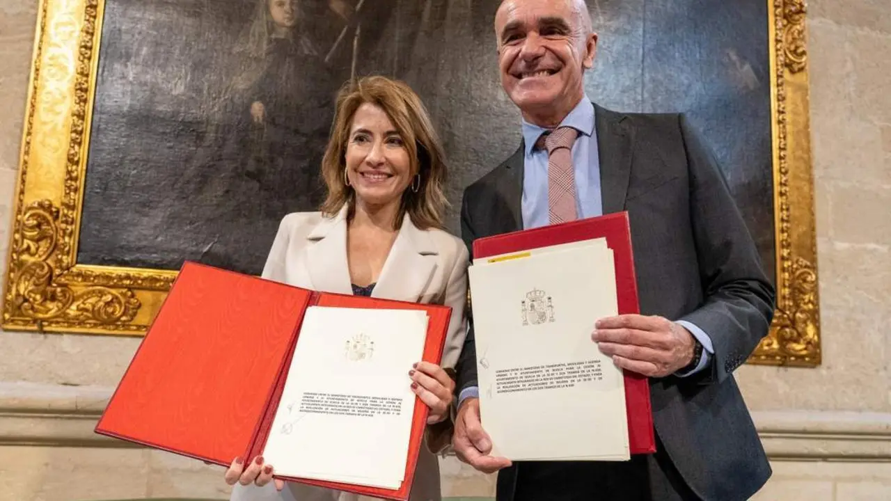 Raquel S&aacute;nchez y Antonio Mu&ntilde;oz. - Francisco J. Olmo / Europa Press
