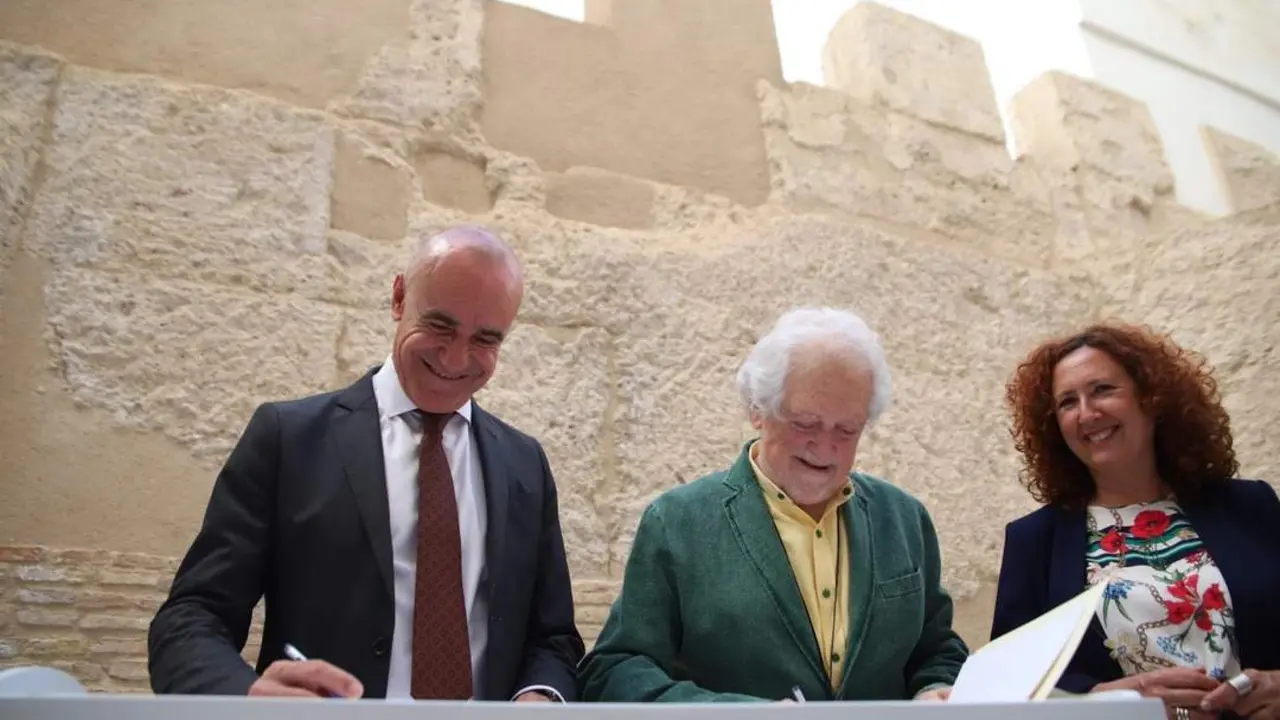 La firma del acuerdo. - Ayto
