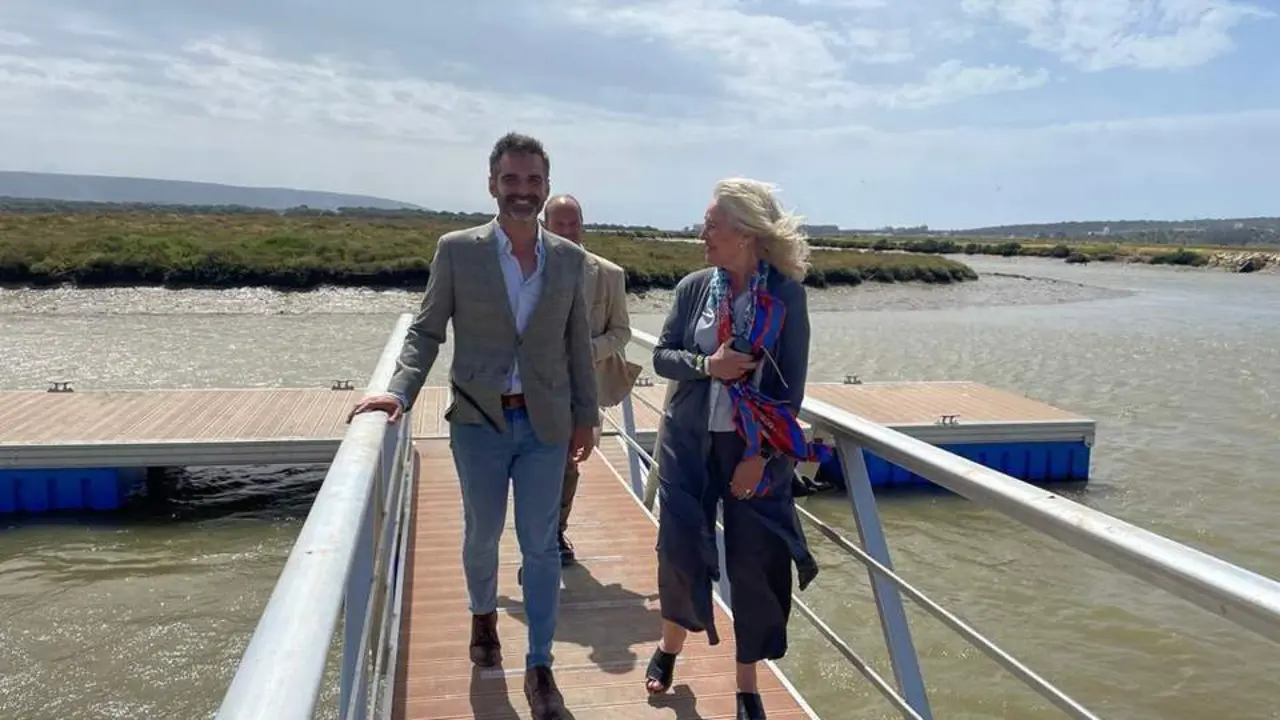 Imagen de la visita a las Marismas. - 