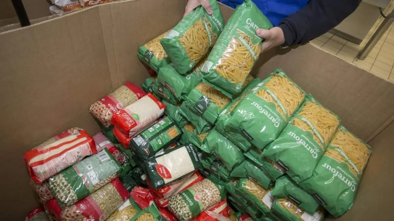 Banco de alimentos. - 