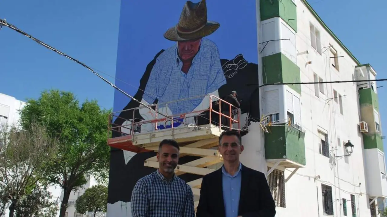 Imagen del mural. - A.I.
